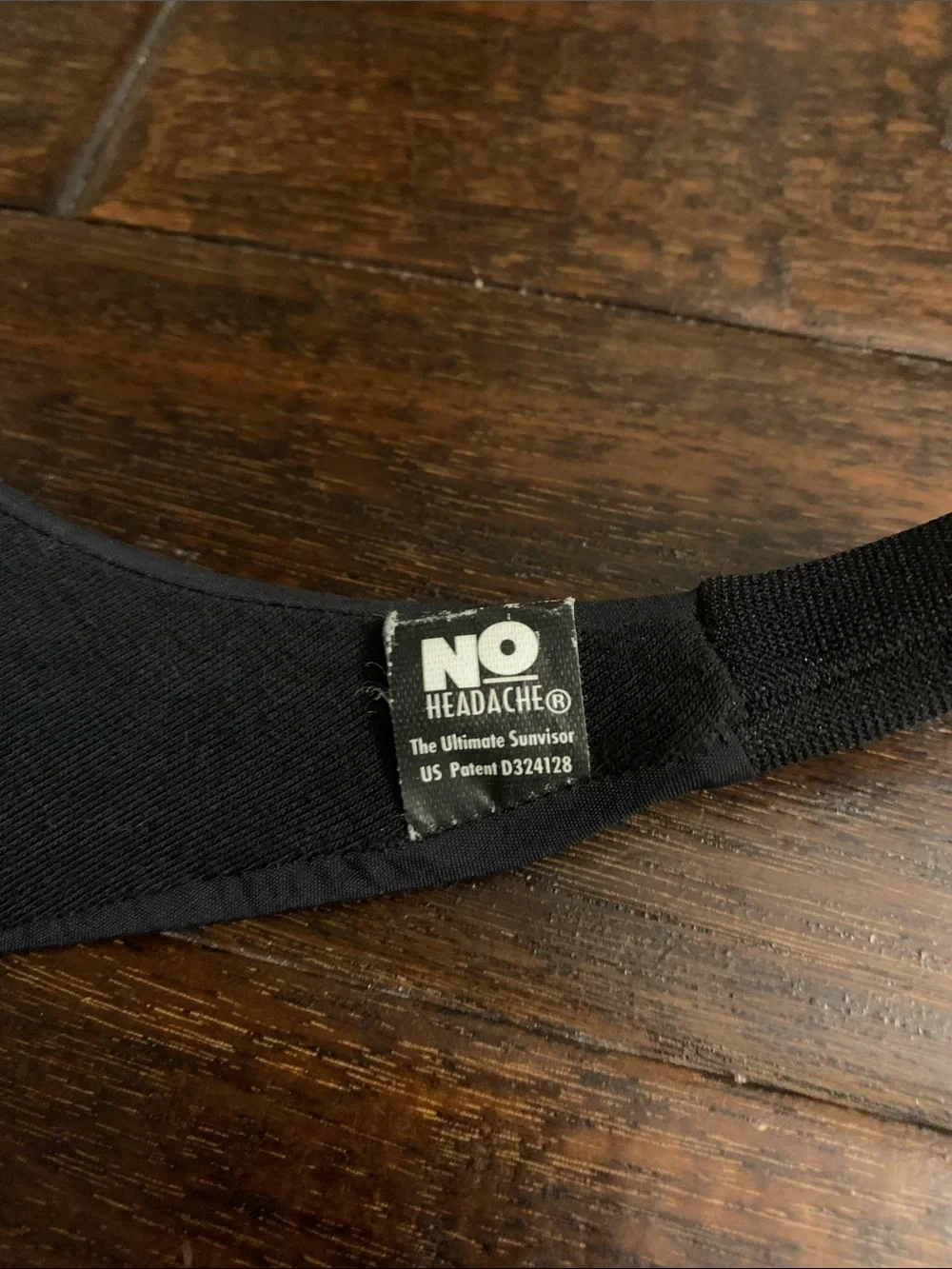 Black No Headache Sun Visor - Lightweight Performance Visor